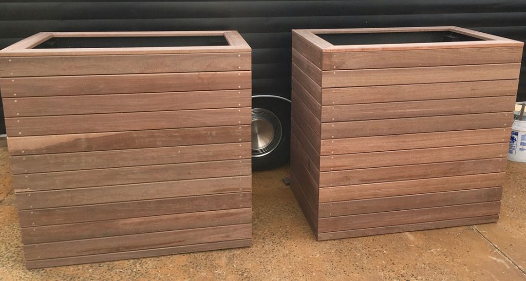 Timber Planter Boxes in the Northern Beaches
