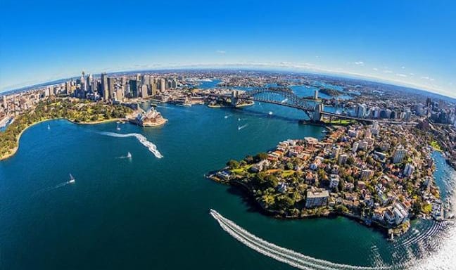 Sydney top view