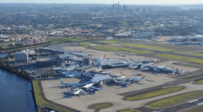 Sydney Airport Top View