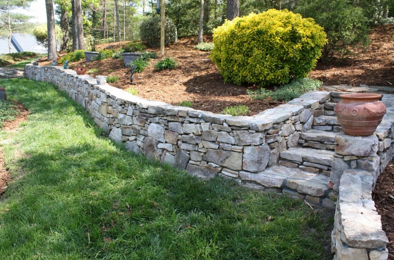 building a small retaining wall