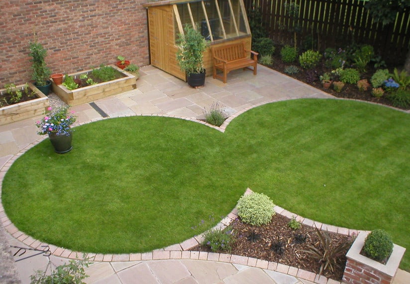 circular lawn designs