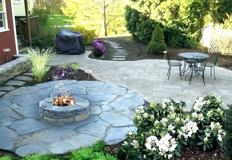outdoor patio fireplace designs